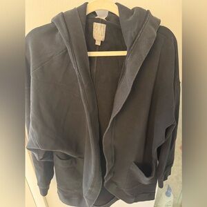 GAP black Hooded Sweatshirt/cardigan xl